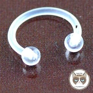 🔵 80% off 🔵 Horseshoe Clear Piercing Stud
